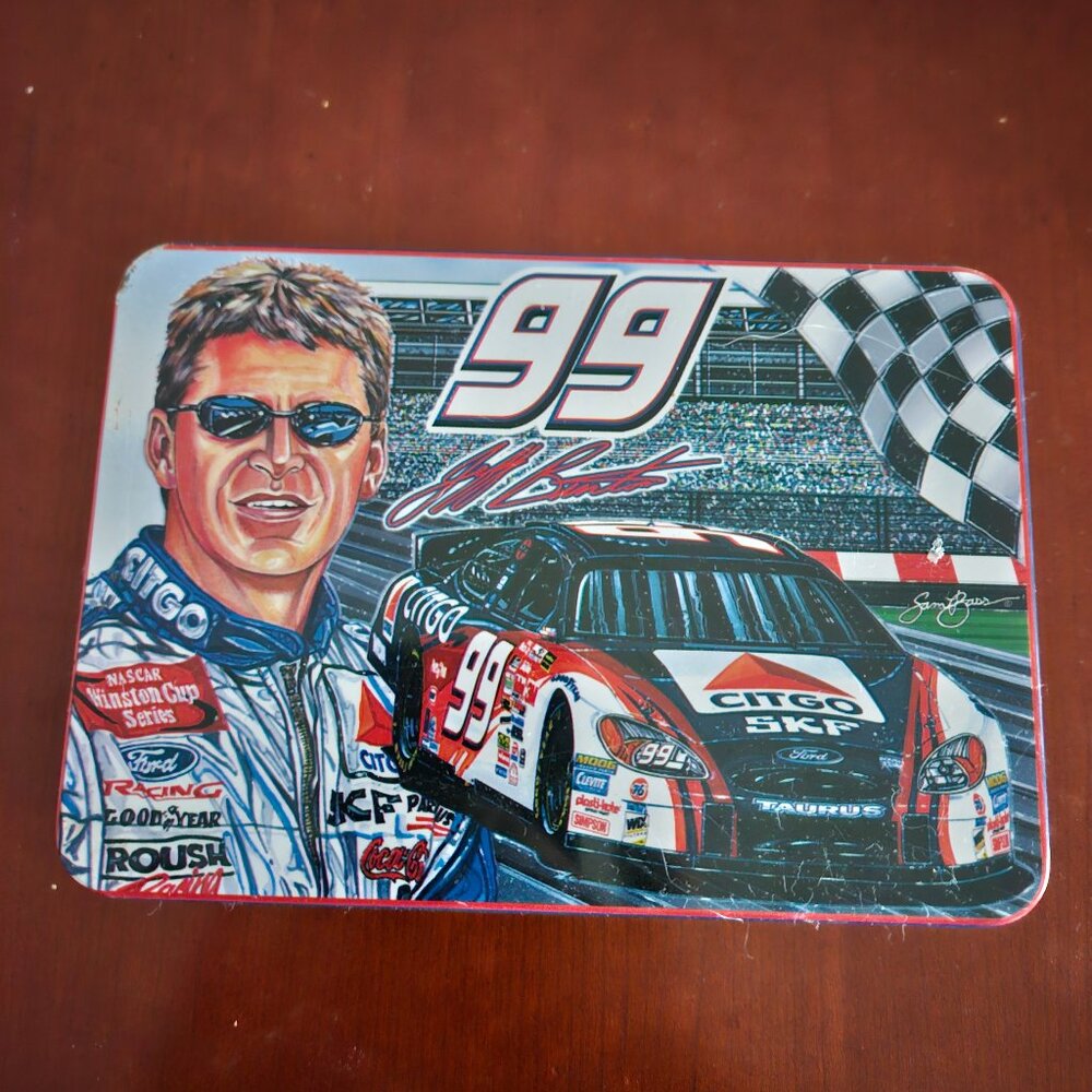 2003 Jeff Burton #99 Citgo NASCAR Collector's Tin.   ITEM #1926